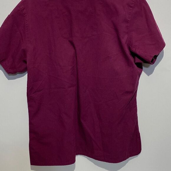 Carhartt Women's Scrub Suit Top In Magenta Size M - Picture 5 of 9